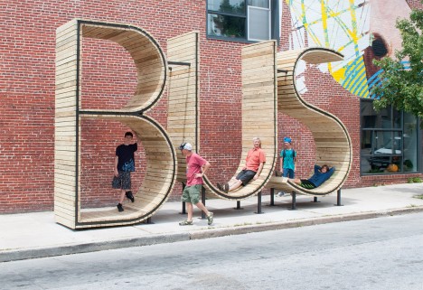 bus stop art baltimore