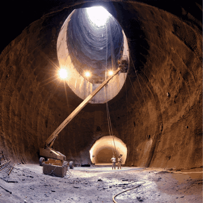 super collider tunnel digging