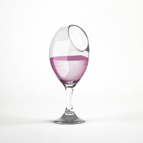 wine glass shape design