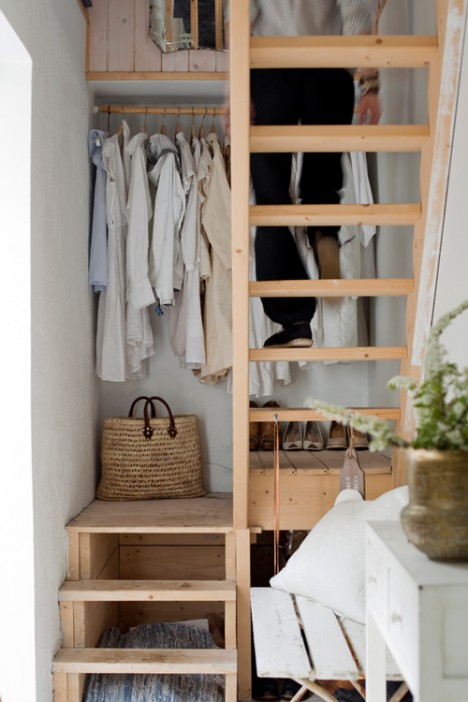 Small Space Hacks Tiny Closet Staircase