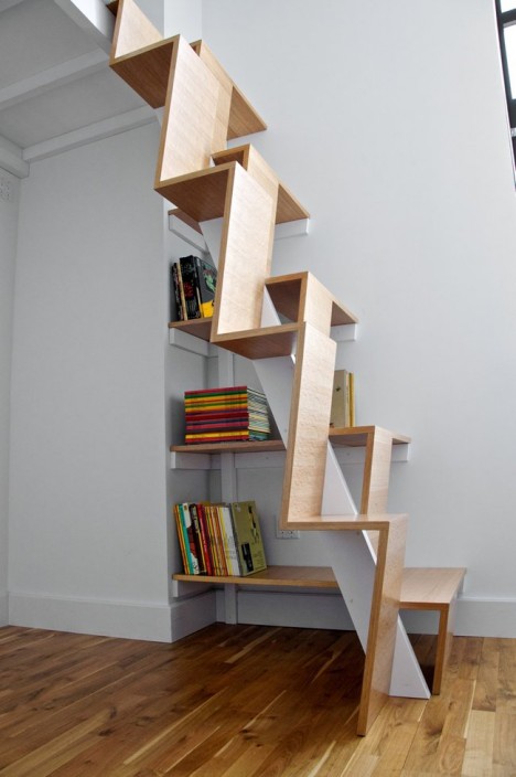Compact Stairs Modern Alternating Treads 1