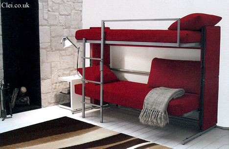 Sofas Convert To Bunk Beds In Seconds, Sofa That Turns Into Bunk Beds