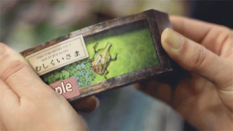 flip book negative space