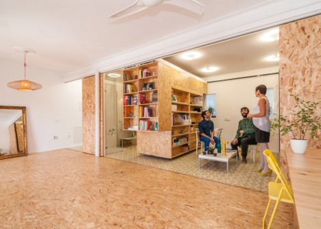 modular living room space