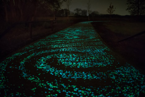 starry night inspired path
