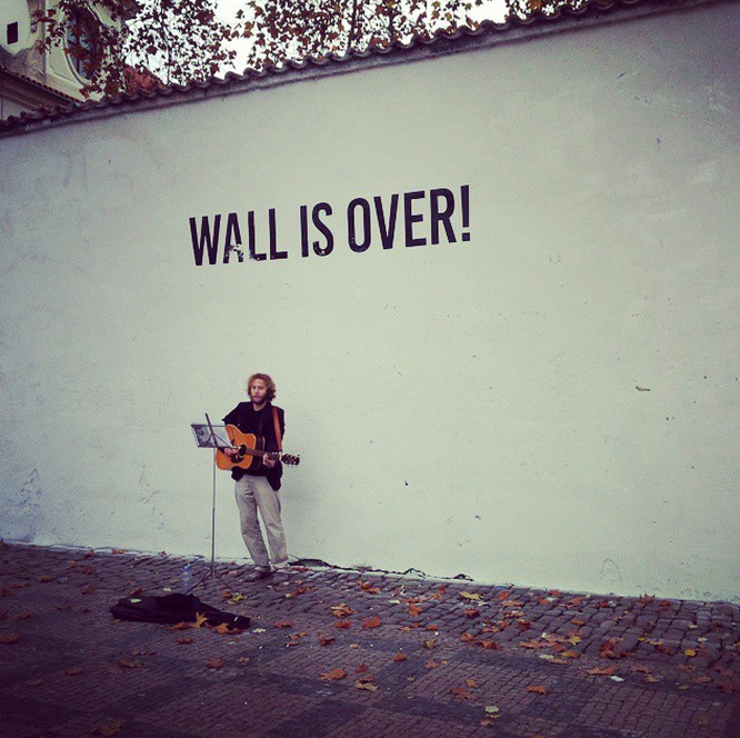 wall is ocver