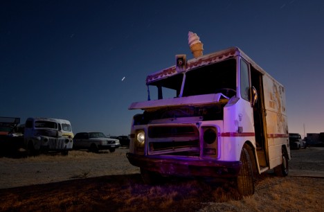 abandoned ice cream truck 0
