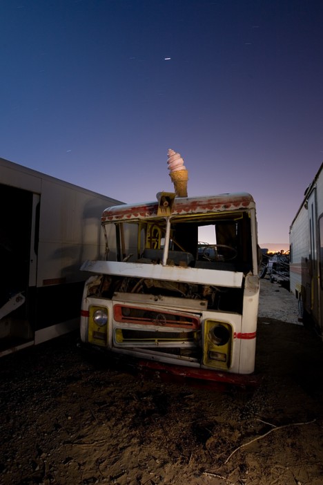 abandoned ice cream truck 1