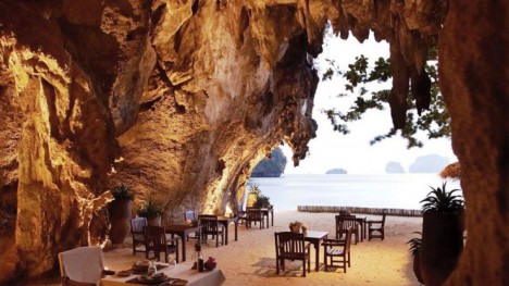 amazing restaurants the grotto thailand 1