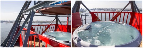 a Jacuzzi Top deck