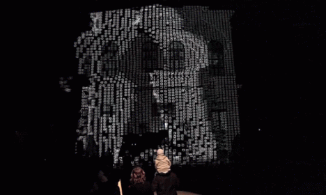 projection interactive art