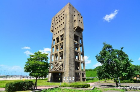 abandoned Shime winding tower Japan 1c