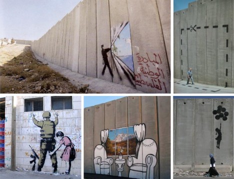 Gaza Strip Graffiti Artist Banksy Tunnels Back Into Palestine Urbanist