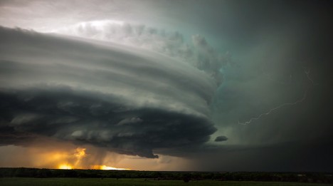 time lapse supercell