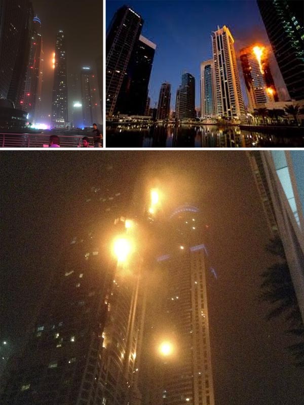 Up in Flames Dubai ‘Torch’ Tower Catches Fire, Extinguished Urbanist