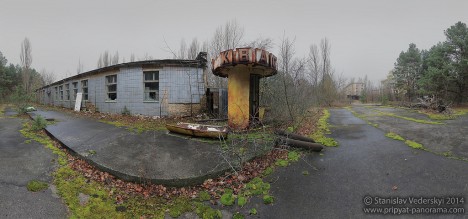 abandoned bus station terminal Pripyat Chernobyl 7b