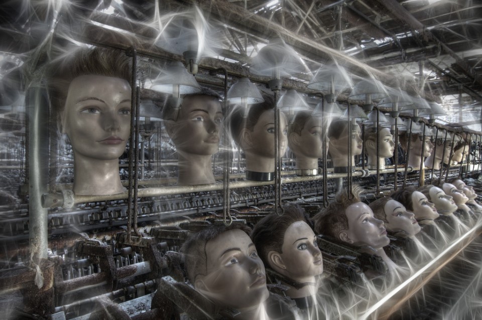 dolls in the factory