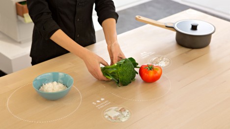 futuristic interactive surface design