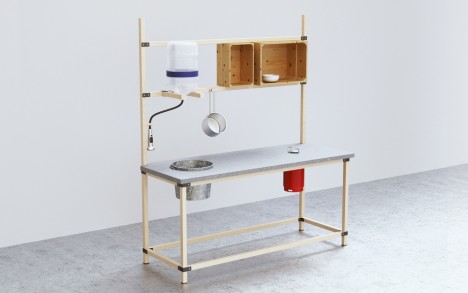 modular minimalist kitchen design