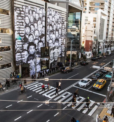 photographic murals JR Tokyo 2