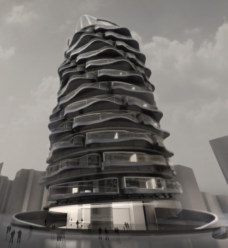 rotating tower design