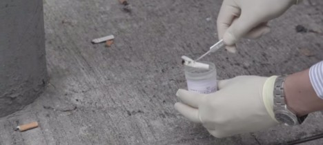 identifying litterers with dna