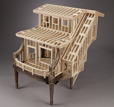 sculptural furniture house chair