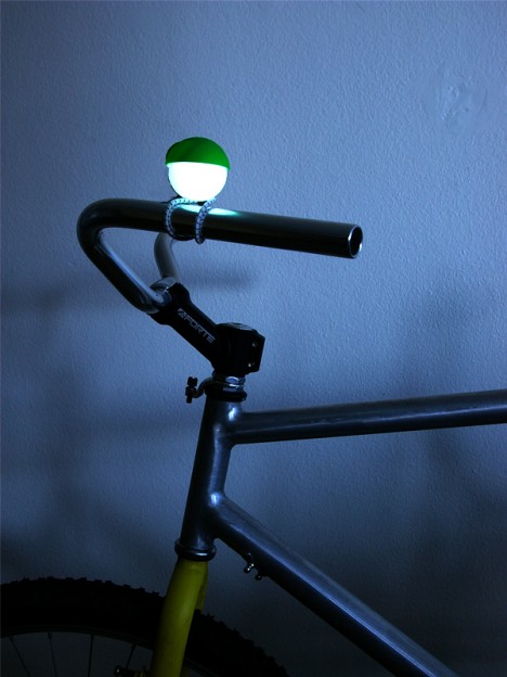 designer cycling ponytail lights