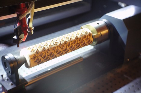 laser cut rolling pin