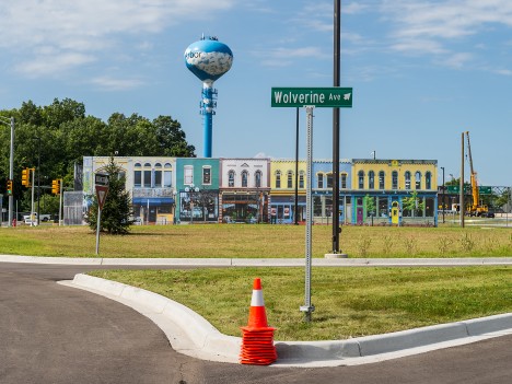 fake town driverless cars