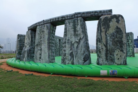 inflatable stonehenge