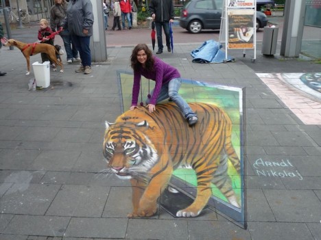 3D sidewalk mural 8