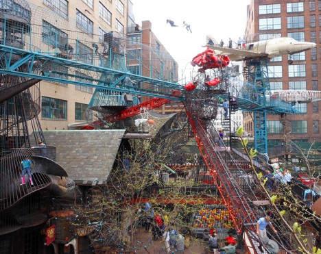 city museum exterior playground