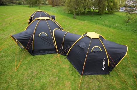 pod camping tent complex