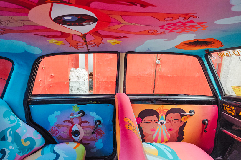 Colorful Cabs: Taxi Fabric Project is a New Form of Urban Art - WebUrbanist