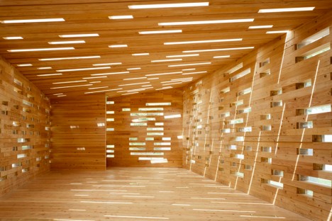 wooden architecture space lab 1