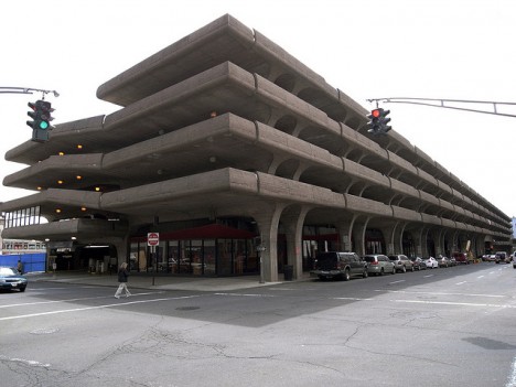 brutalism US parking garage new haven