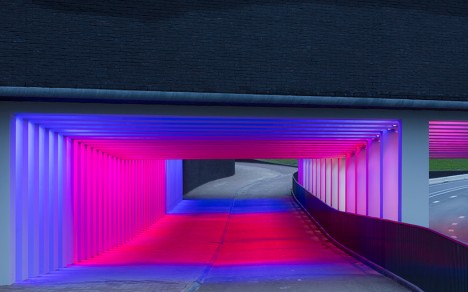 light art rainbow tunnels 2