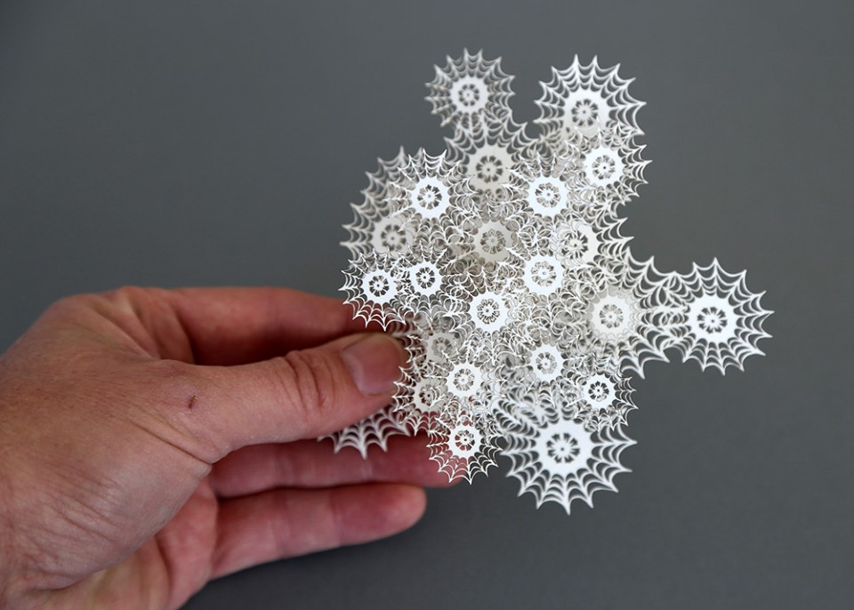 Uretfærdighed virkelighed Blæse Magic Circle: Laser-Cut Paper Sculptures Inspired by Nature - WebUrbanist
