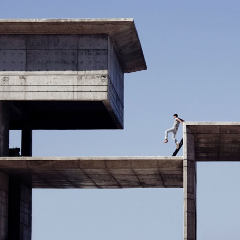 abstract roof jumper