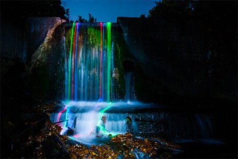 rainbows waterfall
