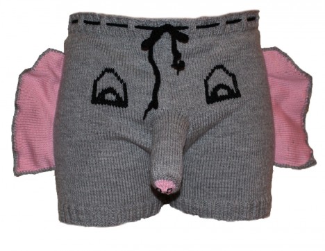 weird knits elephant boxers