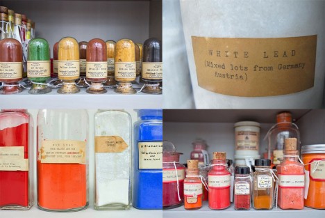 historical pigment collection