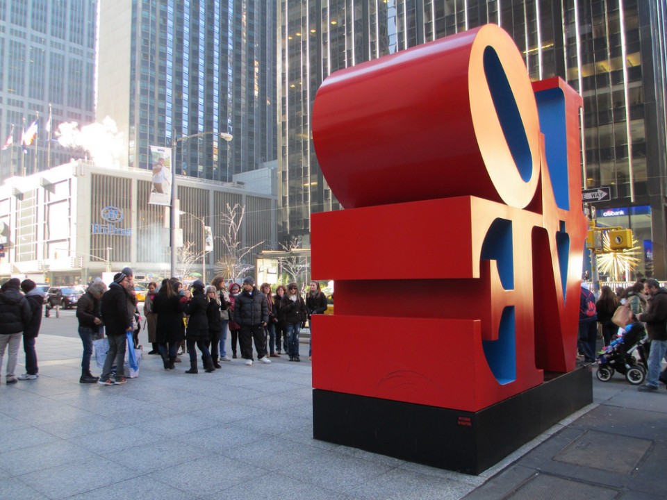 3D Four Letter Words Robert Indiana’s LOVE Sculptures Urbanist