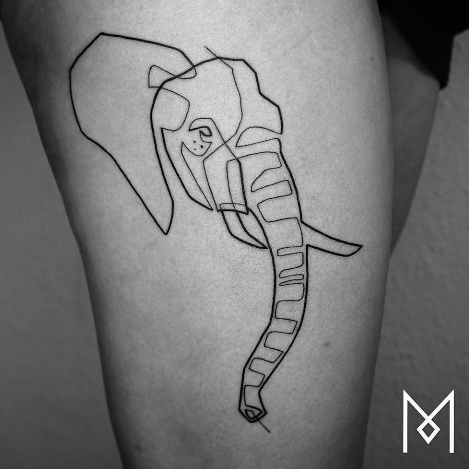 Minimalist Tattoos Elegant Body Art Drawn With Just One Line Urbanist