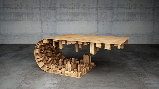 curved wave table