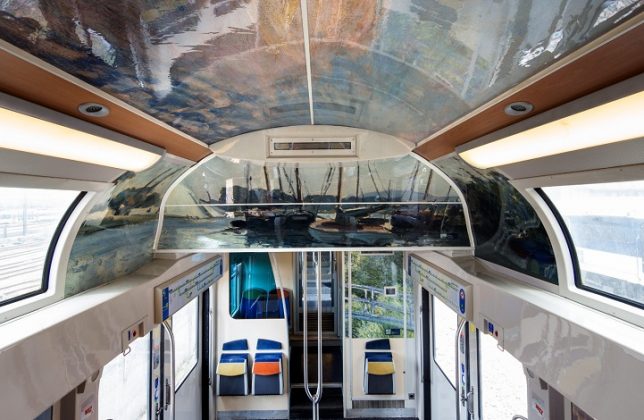15 juin 2013.Le "Train de l'impessionnisme-Musée d'Orsay/STIF/SNCF".