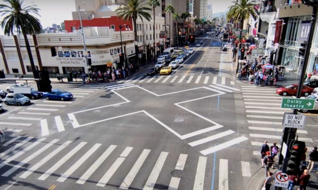 scramble diagnoal crosswalks