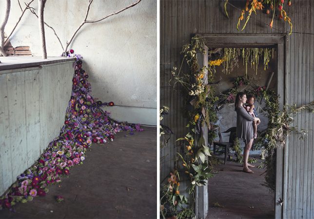 abandoned art flower house 3
