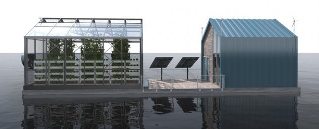 floating solar greenhouse
